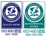 ISO9001EISO14001F؃}[N