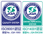 ISO9001EISO14001F؃}[N